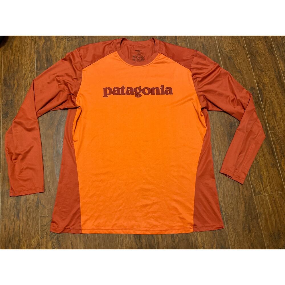 Patagonia Capilene 1 Silk Weight Shirt XL Running Long sleeve Tee Mens